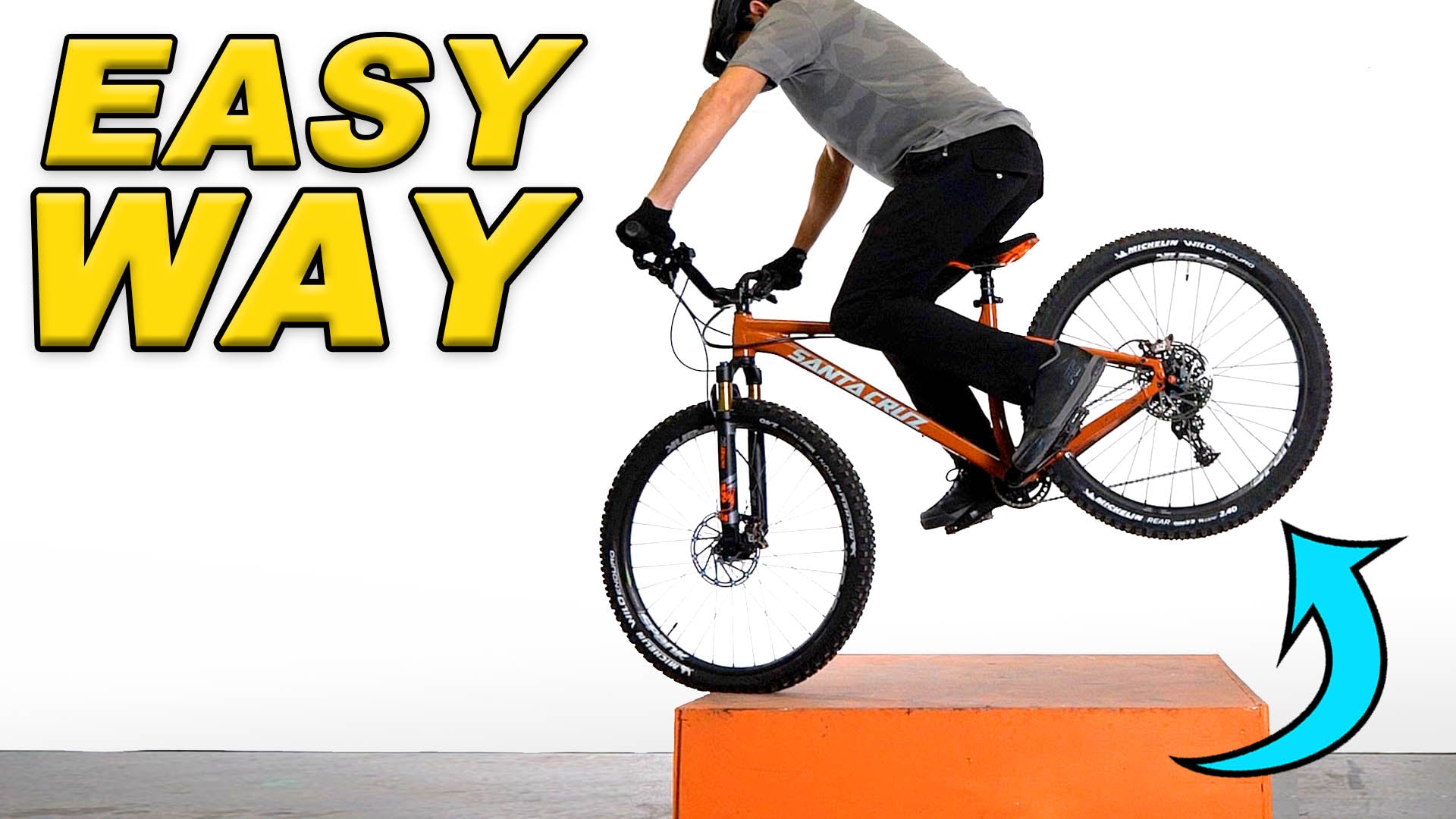 Ride Your Bike Up Obstacles (Pivot Up Technique)