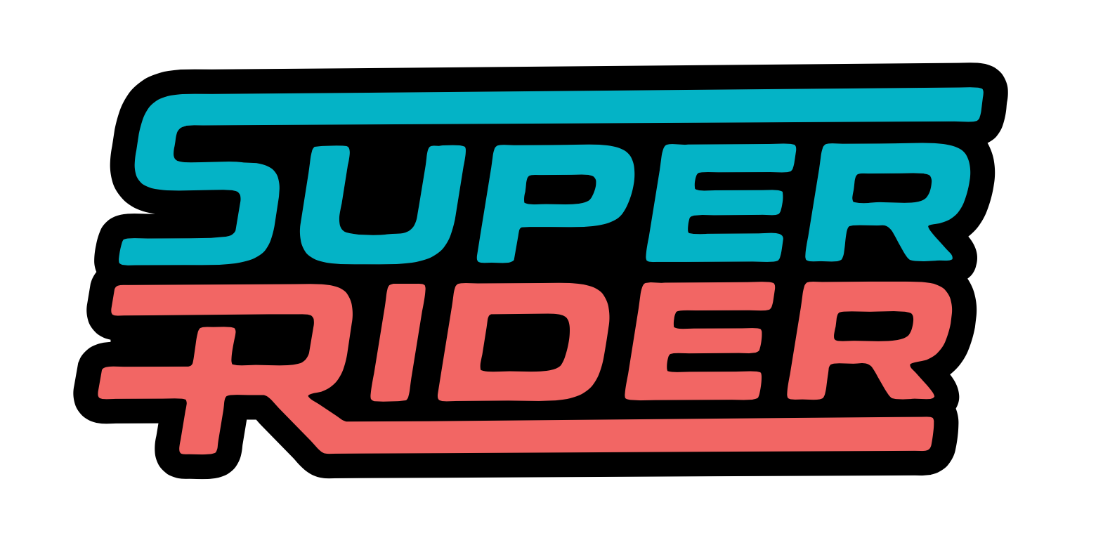 Super Rider Bike Trials Sticker