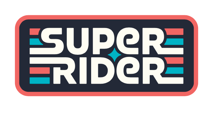 Super Rider Bike Trials Sticker